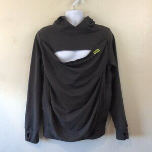 Boba Family Baby Wearing Hoodie with Thumb holes Pockets and Zip Up Side Hoodie